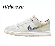 Nike Dunk Low White Multi-Color Paisley FN8913-141 - 1