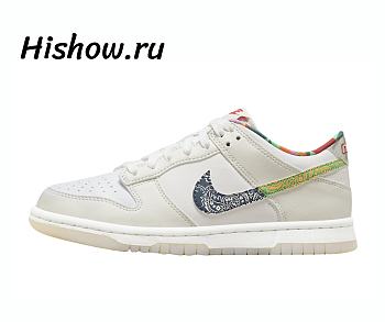 Nike Dunk Low White Multi-Color Paisley FN8913-141