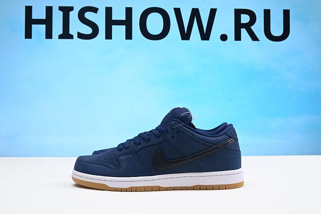 Nike SB Dunk Low Navy Black Gum CW7463-401 - 1