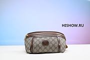 Gucci Interlocking G Belt Bag Brown Beige Size 20x12CM - 1