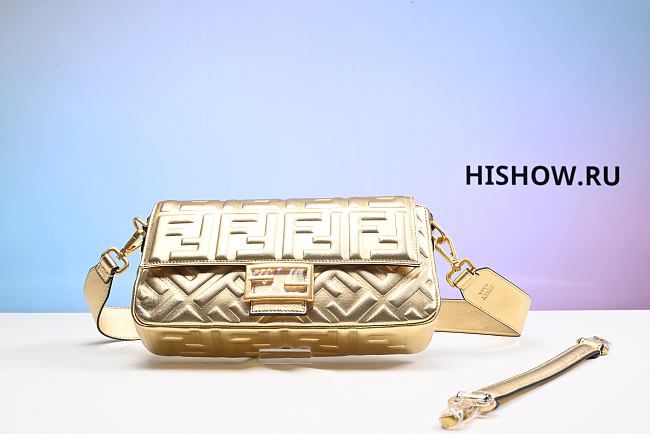 Fendi Zucca Canvas Mamma Baguette Size 26x12x4CM - 1