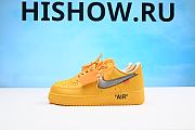 Nike Air Force 1 Low OFF-WHITE University Gold Metallic Silver  DD1876-700 - 1