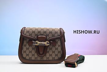 Gucci Lady Web Shoulder Bag 24X21X7CM