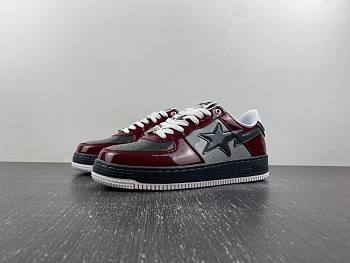 A Bathing Ape Bape Sta Nostalgic Burgundy Grey 1I80-191-006