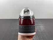 A Bathing Ape Bape Sta Nostalgic Burgundy Grey 1I80-191-006 - 6