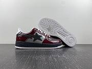 A Bathing Ape Bape Sta Nostalgic Burgundy Grey 1I80-191-006 - 5