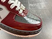 A Bathing Ape Bape Sta Nostalgic Burgundy Grey 1I80-191-006 - 3