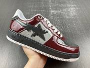 A Bathing Ape Bape Sta Nostalgic Burgundy Grey 1I80-191-006 - 2