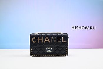 Chanel Classic Black Logo 25CM