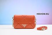Prada Nappa Patchwork Orange Size 24x15x7cm - 1