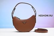 Prada Arqué Leather Cognac Brown 22x18x6CM - 1