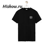 Loewe Regular Fit T-shirt in Cotton Black - 1