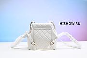 Chanel 24P Small Duma White Backpack 18x18x12CM - 5