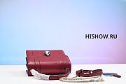 Bvlgari in Pelle Rosso Red Size 18x15x17cm - 3