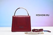 Bvlgari in Pelle Rosso Red Size 18x15x17cm - 6