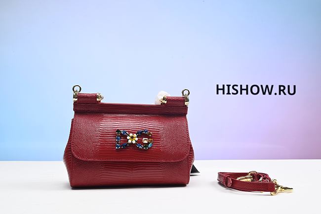 Dolce & Gabbana Sicily Bag Red - 1