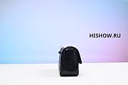 Chanel 2.55 Classic Flap Black Size 20CM - 5