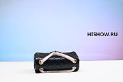 Chanel 2.55 Classic Flap Black Size 20CM - 4