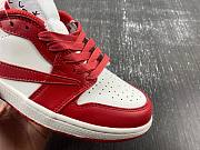Air Jordan 1 Low White Red Travis Scott Fragment DM7866-140 - 4