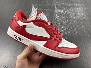 Air Jordan 1 Low White Red Travis Scott Fragment DM7866-140 - 5