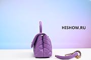 Chanel Coco Handle Purple 14cm x 23cm x 9cm - 5