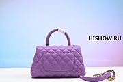 Chanel Coco Handle Purple 14cm x 23cm x 9cm - 3