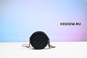 Chanel Caviar Skin CC Filigree Noir Black 12x12x4cm - 3