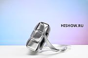 Bottega Veneta Padded Cassette Crossbody Bag Silver - 4