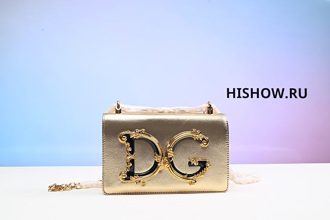Dolce & Gabbana DG Chain Crossbody Bag Gold - 1