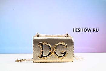 Dolce & Gabbana DG Chain Crossbody Bag Gold