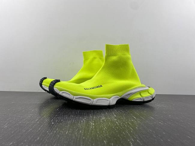 Balenciaga 3XL Speed Black Green 758481 W2DG1 7090 - 1