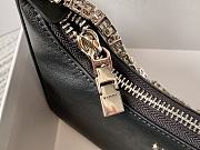 Givenchy Out Bag in Shiny Leather with Chain Black Size 25x7x12cm - 6