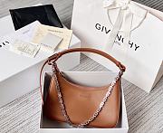 Givenchy Out Bag in Shiny Leather with Chain Orange 25x7x12cm - 1