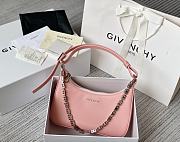 Givenchy Out Bag in Shiny Leather with Chain Pink 25x7x12cm - 1