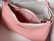 Givenchy Out Bag in Shiny Leather with Chain Pink 25x7x12cm - 3