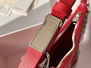 Givenchy Out Bag in Shiny Leather with Chain Red Size 25x7x12cm - 5