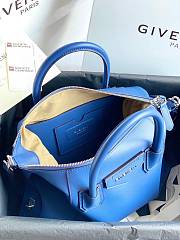 Givenchy Antigona Bag in Box Leather Blue Size 45x9x35cm - 3