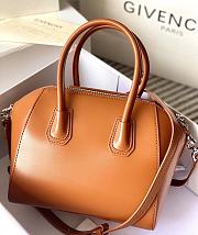 Givenchy Antigona Bag in Box Leather Brown Size 45x9x35cm - 4