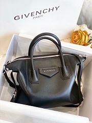 Givenchy Antigona Bag in Box Leather Black Size 45x9x35cm - 4