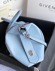Givenchy Antigona Bag in Box Leather Lighting Blue Size 45x9x35cm - 4