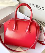 Givenchy Antigona Bag in Box Leather Red Size 45x9x35cm - 3