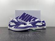 Air Jordan 1 Low Purple Travis Scott Fragment DM7866-140 - 4