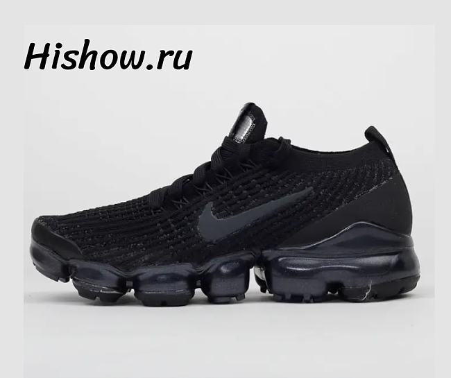 Nike Air VaporMax Flyknit 3 Triple Black AJ6910-002 - 1