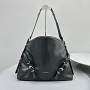 Givenchy Voyou Bag in Leather Black Size 40x27x6cm - 2