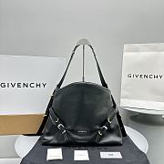 Givenchy Voyou Bag in Leather Black Size 40x27x6cm - 3