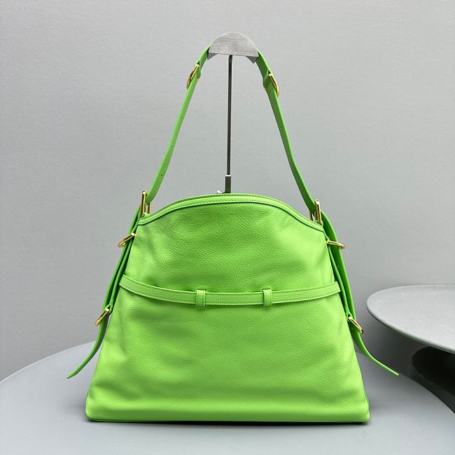 Givenchy Voyou Bag in Leather Chartreuse Size 40x27x6cm - 1