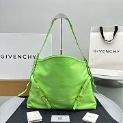 Givenchy Voyou Bag in Leather Chartreuse Size 40x27x6cm - 2