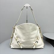 Givenchy Voyou Bag in Leather White Size 40x27x6cm - 5