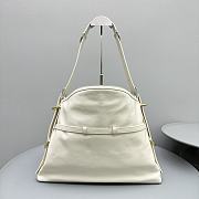 Givenchy Voyou Bag in Leather White Size 40x27x6cm - 3