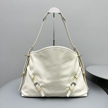 Givenchy Voyou Bag in Leather White Size 40x27x6cm